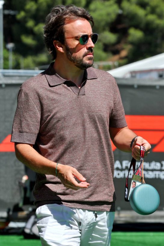 Fernando Alonso (ESP) Aston Martin F1 Team.
29.05.2025. Formula 1 World Championship, Rd 9, Spanish Grand Prix, Barcelona, Spain, Preparation Day.
- www.xpbimages.com, EMail: requests@xpbimages.com © Copyright: Batchelor / XPB Images
