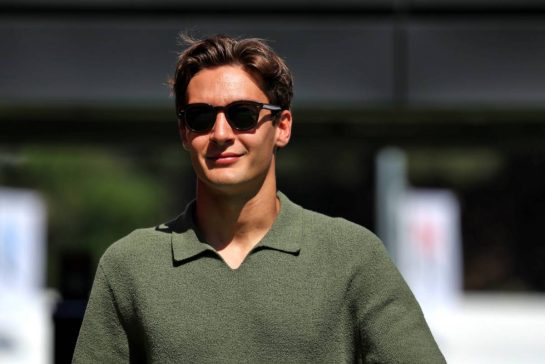 George Russell (GBR) Mercedes AMG F1.
29.05.2025. Formula 1 World Championship, Rd 9, Spanish Grand Prix, Barcelona, Spain, Preparation Day.
- www.xpbimages.com, EMail: requests@xpbimages.com © Copyright: Rew / XPB Images