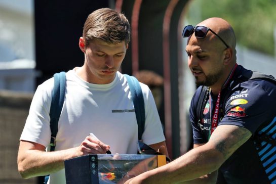 Max Verstappen (NLD) Red Bull Racing.
29.05.2025. Formula 1 World Championship, Rd 9, Spanish Grand Prix, Barcelona, Spain, Preparation Day.
- www.xpbimages.com, EMail: requests@xpbimages.com © Copyright: Rew / XPB Images