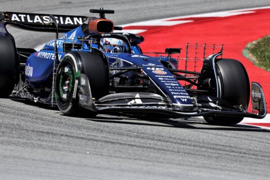 Victor Martins (FRA) Atlassian Williams Racing FW47 Academy Driver.
30.05.2025 Formula 1 World Championship, Rd 9, Spanish Grand Prix, Barcelona, Spain, Practice Day.
- www.xpbimages.com, EMail: requests@xpbimages.com © Copyright: Bearne / XPB Images