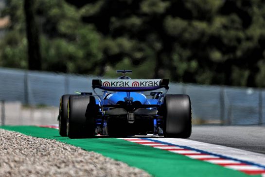 Victor Martins (FRA) Atlassian Williams Racing FW47 Academy Driver.
30.05.2025 Formula 1 World Championship, Rd 9, Spanish Grand Prix, Barcelona, Spain, Practice Day.
- www.xpbimages.com, EMail: requests@xpbimages.com © Copyright: Rew / XPB Images