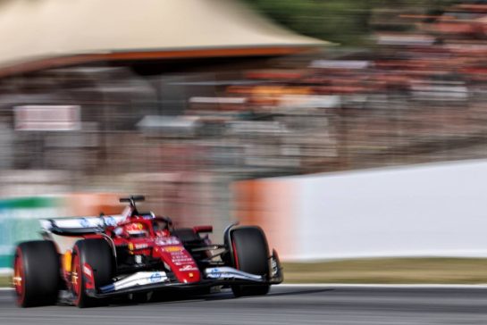 Charles Leclerc (MON) Ferrari SF-25.
30.05.2025 Formula 1 World Championship, Rd 9, Spanish Grand Prix, Barcelona, Spain, Practice Day.
- www.xpbimages.com, EMail: requests@xpbimages.com © Copyright: Rew / XPB Images