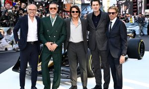 Maverick joins Sonny Hayes on F1’s London red carpet