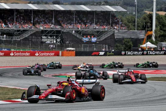 Lewis Hamilton (GBR) Ferrari SF-25.
01.06.2025. Formula 1 World Championship, Rd 9, Spanish Grand Prix, Barcelona, Spain, Race Day.
- www.xpbimages.com, EMail: requests@xpbimages.com © Copyright: Rew / XPB Images