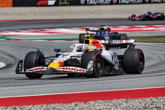 Liam Lawson (NZL) Racing Bulls VCARB 02.
01.06.2025. Formula 1 World Championship, Rd 9, Spanish Grand Prix, Barcelona, Spain, Race Day.
- www.xpbimages.com, EMail: requests@xpbimages.com © Copyright: Rew / XPB Images