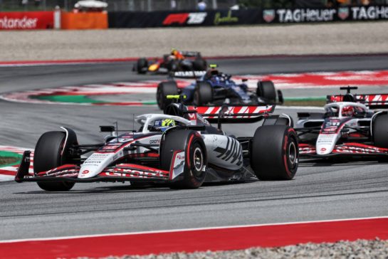 Oliver Bearman (GBR) Haas VF-25.
01.06.2025. Formula 1 World Championship, Rd 9, Spanish Grand Prix, Barcelona, Spain, Race Day.
- www.xpbimages.com, EMail: requests@xpbimages.com © Copyright: Rew / XPB Images
