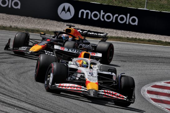 Isack Hadjar (FRA) Racing Bulls VCARB 02.
01.06.2025. Formula 1 World Championship, Rd 9, Spanish Grand Prix, Barcelona, Spain, Race Day.
- www.xpbimages.com, EMail: requests@xpbimages.com © Copyright: Charniaux / XPB Images