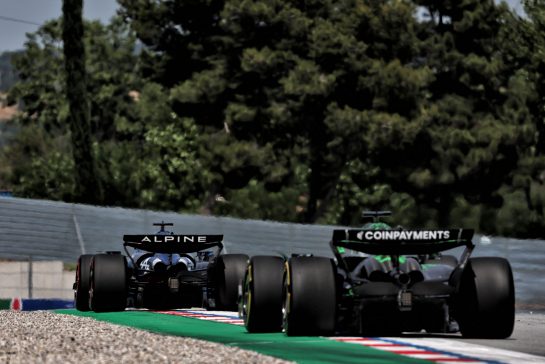 Pierre Gasly (FRA) Alpine F1 Team A525.
01.06.2025. Formula 1 World Championship, Rd 9, Spanish Grand Prix, Barcelona, Spain, Race Day.
- www.xpbimages.com, EMail: requests@xpbimages.com © Copyright: Rew / XPB Images