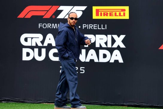 Lewis Hamilton (GBR) Ferrari.
12.06.2025. Formula 1 World Championship, Rd 10, Canadian Grand Prix, Montreal, Canada, Preparation Day.
- www.xpbimages.com, EMail: requests@xpbimages.com © Copyright: Bearne / XPB Images