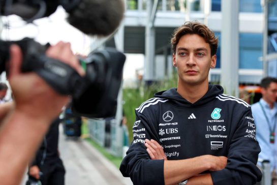 George Russell (GBR) Mercedes AMG F1.
12.06.2025. Formula 1 World Championship, Rd 10, Canadian Grand Prix, Montreal, Canada, Preparation Day.
- www.xpbimages.com, EMail: requests@xpbimages.com © Copyright: Rew / XPB Images