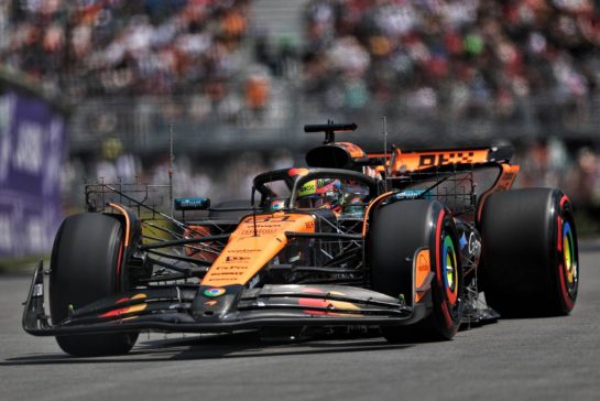 Oscar Piastri (AUS) McLaren MCL39 with sensor equipment.
13.06.2025. Formula 1 World Championship, Rd 10, Canadian Grand Prix, Montreal, Canada, Practice Day.
- www.xpbimages.com, EMail: requests@xpbimages.com © Copyright: Charniaux / XPB Images