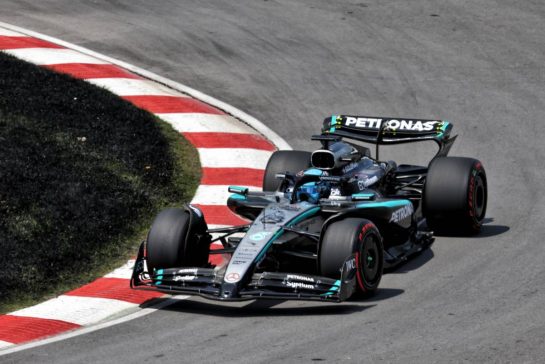 George Russell (GBR) Mercedes AMG F1 W16.
13.06.2025. Formula 1 World Championship, Rd 10, Canadian Grand Prix, Montreal, Canada, Practice Day.
- www.xpbimages.com, EMail: requests@xpbimages.com © Copyright: Bearne / XPB Images