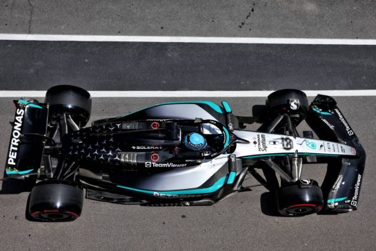 George Russell (GBR) Mercedes AMG F1 W16.
14.06.2025. Formula 1 World Championship, Rd 10, Canadian Grand Prix, Montreal, Canada, Qualifying Day.
- www.xpbimages.com, EMail: requests@xpbimages.com © Copyright: Batchelor / XPB Images