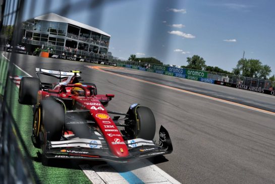 Lewis Hamilton (GBR) Ferrari SF-25.
14.06.2025. Formula 1 World Championship, Rd 10, Canadian Grand Prix, Montreal, Canada, Qualifying Day.
- www.xpbimages.com, EMail: requests@xpbimages.com © Copyright: Charniaux / XPB Images