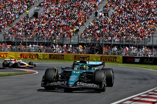 Lance Stroll (CDN) Aston Martin F1 Team AMR25.
15.06.2025. Formula 1 World Championship, Rd 10, Canadian Grand Prix, Montreal, Canada, Race Day.
- www.xpbimages.com, EMail: requests@xpbimages.com © Copyright: Batchelor / XPB Images