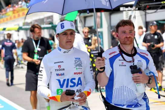 Isack Hadjar (FRA) Racing Bulls on the grid.
15.06.2025. Formula 1 World Championship, Rd 10, Canadian Grand Prix, Montreal, Canada, Race Day.
- www.xpbimages.com, EMail: requests@xpbimages.com © Copyright: Bearne / XPB Images