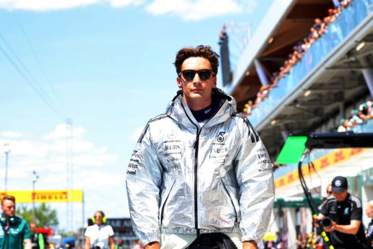 George Russell (GBR) Mercedes AMG F1 on the grid.
15.06.2025. Formula 1 World Championship, Rd 10, Canadian Grand Prix, Montreal, Canada, Race Day.
- www.xpbimages.com, EMail: requests@xpbimages.com © Copyright: Bearne / XPB Images