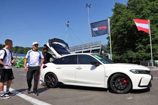 Isack Hadjar (FRA) Racing Bulls.
26.06.2025. Formula 1 World Championship, Rd 11, Austrian Grand Prix, Spielberg, Austria, Preparation Day.
- www.xpbimages.com, EMail: requests@xpbimages.com © Copyright: Batchelor / XPB Images