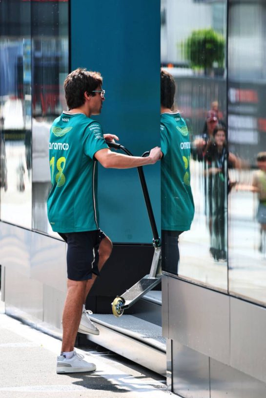 Lance Stroll (CDN) Aston Martin F1 Team.
26.06.2025. Formula 1 World Championship, Rd 11, Austrian Grand Prix, Spielberg, Austria, Preparation Day.
- www.xpbimages.com, EMail: requests@xpbimages.com © Copyright: Batchelor / XPB Images