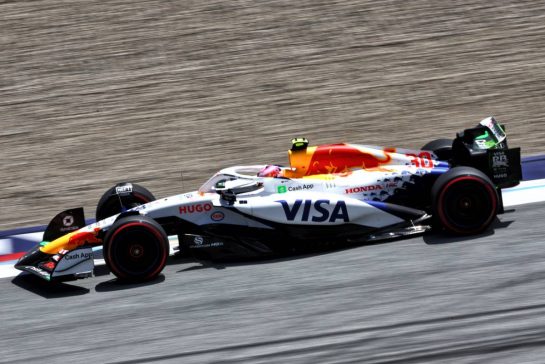 Liam Lawson (NZL) Racing Bulls VCARB 02.
28.06.2025. Formula 1 World Championship, Rd 11, Austrian Grand Prix, Spielberg, Austria, Qualifying Day.
- www.xpbimages.com, EMail: requests@xpbimages.com © Copyright: Charniaux / XPB Images