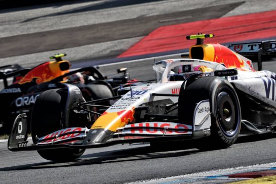 Liam Lawson (NZL) Racing Bulls VCARB 02.
29.06.2025. Formula 1 World Championship, Rd 11, Austrian Grand Prix, Spielberg, Austria, Race Day.
- www.xpbimages.com, EMail: requests@xpbimages.com © Copyright: Charniaux / XPB Images