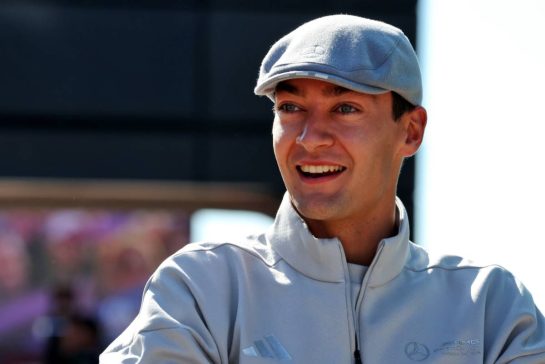 George Russell (GBR) Mercedes AMG F1.
03.07.2025. Formula 1 World Championship, Rd 12, British Grand Prix, Silverstone, England, Preparation Day.
- www.xpbimages.com, EMail: requests@xpbimages.com © Copyright: Rew / XPB Images