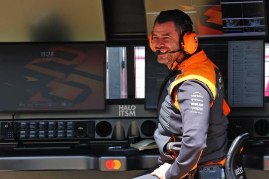 Charlie Hooper (GBR) McLaren Director of Car Operations and Engineering.
03.07.2025. Formula 1 World Championship, Rd 12, British Grand Prix, Silverstone, England, Preparation Day.
- www.xpbimages.com, EMail: requests@xpbimages.com © Copyright: Batchelor / XPB Images