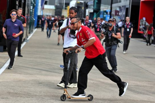 Lewis Hamilton (GBR) Ferrari.
03.07.2025. Formula 1 World Championship, Rd 12, British Grand Prix, Silverstone, England, Preparation Day.
- www.xpbimages.com, EMail: requests@xpbimages.com © Copyright: Davenport / XPB Images