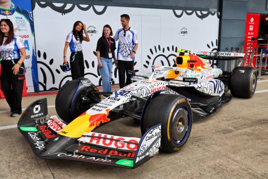 Racing Bulls VCARB 02 - livery.
03.07.2025. Formula 1 World Championship, Rd 12, British Grand Prix, Silverstone, England, Preparation Day.
- www.xpbimages.com, EMail: requests@xpbimages.com © Copyright: Batchelor / XPB Images
