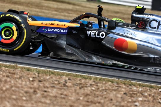 Lando Norris (GBR) McLaren MCL39.
04.07.2025. Formula 1 World Championship, Rd 12, British Grand Prix, Silverstone, England, Practice Day.
- www.xpbimages.com, EMail: requests@xpbimages.com © Copyright: Bearne / XPB Images