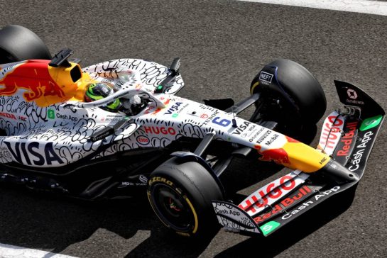 Isack Hadjar (FRA) Racing Bulls VCARB 02.
04.07.2025. Formula 1 World Championship, Rd 12, British Grand Prix, Silverstone, England, Practice Day.
- www.xpbimages.com, EMail: requests@xpbimages.com © Copyright: Moy / XPB Images