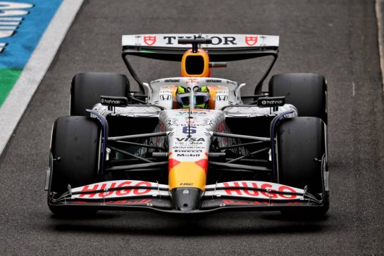 Isack Hadjar (FRA) Racing Bulls VCARB 02.
05.07.2025. Formula 1 World Championship, Rd 12, British Grand Prix, Silverstone, England, Qualifying Day.
- www.xpbimages.com, EMail: requests@xpbimages.com © Copyright: Moy / XPB Images
