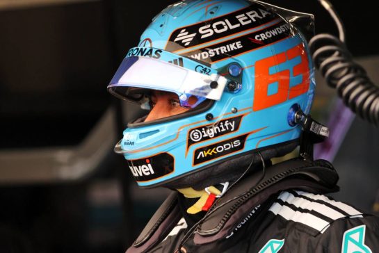 George Russell (GBR) Mercedes AMG F1.
05.07.2025. Formula 1 World Championship, Rd 12, British Grand Prix, Silverstone, England, Qualifying Day.
- www.xpbimages.com, EMail: requests@xpbimages.com © Copyright: Davenport / XPB Images