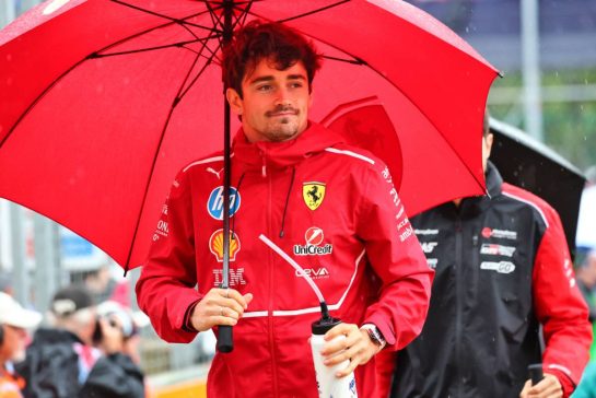 Charles Leclerc (MON) Ferrari on the drivers' parade.
06.07.2025. Formula 1 World Championship, Rd 12, British Grand Prix, Silverstone, England, Race Day.
- www.xpbimages.com, EMail: requests@xpbimages.com © Copyright: Batchelor / XPB Images