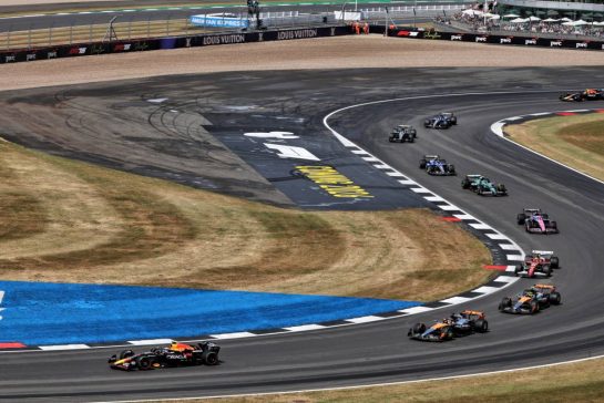Max Verstappen (NLD) Red Bull Racing RB21.
06.07.2025. Formula 1 World Championship, Rd 12, British Grand Prix, Silverstone, England, Race Day.
- www.xpbimages.com, EMail: requests@xpbimages.com © Copyright: Bearne / XPB Images
