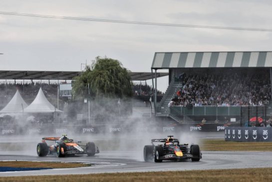 Max Verstappen (NLD) Red Bull Racing RB21.
06.07.2025. Formula 1 World Championship, Rd 12, British Grand Prix, Silverstone, England, Race Day.
- www.xpbimages.com, EMail: requests@xpbimages.com © Copyright: Bearne / XPB Images