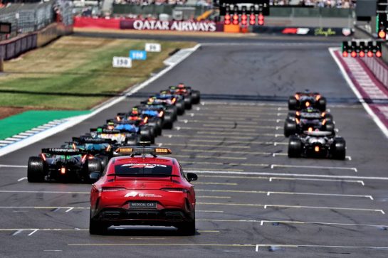 The Mercedes FIA Medical Car at the start of the race.
06.07.2025. Formula 1 World Championship, Rd 12, British Grand Prix, Silverstone, England, Race Day.
- www.xpbimages.com, EMail: requests@xpbimages.com © Copyright: Moy / XPB Images