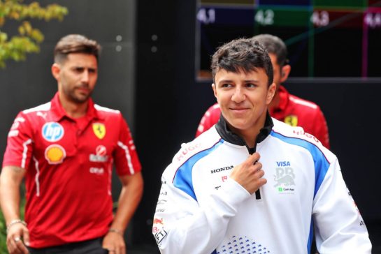 Isack Hadjar (FRA) Racing Bulls.
24.07.2025. Formula 1 World Championship, Rd 13, Belgian Grand Prix, Spa Francorchamps, Belgium, Preparation Day.
- www.xpbimages.com, EMail: requests@xpbimages.com © Copyright: Bearne / XPB Images