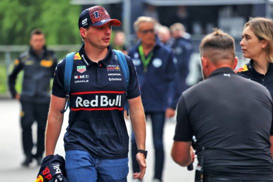 Max Verstappen (NLD) Red Bull Racing.
24.07.2025. Formula 1 World Championship, Rd 13, Belgian Grand Prix, Spa Francorchamps, Belgium, Preparation Day.
- www.xpbimages.com, EMail: requests@xpbimages.com © Copyright: Bearne / XPB Images