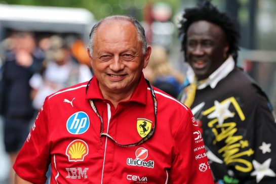 Frederic Vasseur (FRA) Ferrari Team Principal.
24.07.2025. Formula 1 World Championship, Rd 13, Belgian Grand Prix, Spa Francorchamps, Belgium, Preparation Day.
- www.xpbimages.com, EMail: requests@xpbimages.com © Copyright: Moy / XPB Images