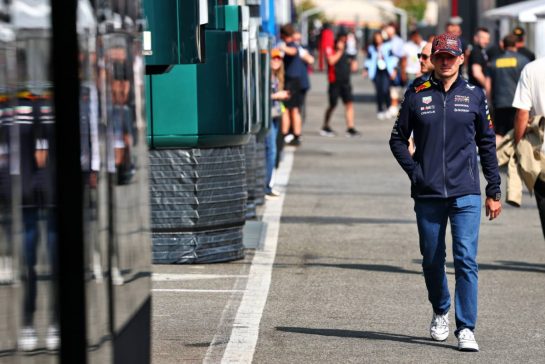 Max Verstappen (NLD) Red Bull Racing.
25.07.2025. Formula 1 World Championship, Rd 13, Belgian Grand Prix, Spa Francorchamps, Belgium, Sprint Qualifying Day.
- www.xpbimages.com, EMail: requests@xpbimages.com © Copyright: Batchelor / XPB Images