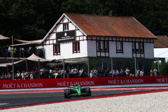 Gabriel Bortoleto (BRA), Sauber 
25.07.2025. Formula 1 World Championship, Rd 13, Belgian Grand Prix, Spa Francorchamps, Belgium, Sprint Qualifying Day.
- www.xpbimages.com, EMail: requests@xpbimages.com © Copyright: Charniaux / XPB Images