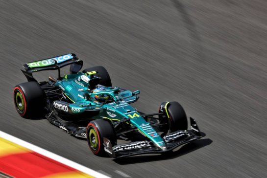 Fernando Alonso (ESP) Aston Martin F1 Team AMR25.
25.07.2025. Formula 1 World Championship, Rd 13, Belgian Grand Prix, Spa Francorchamps, Belgium, Sprint Qualifying Day.
- www.xpbimages.com, EMail: requests@xpbimages.com © Copyright: Bearne / XPB Images
