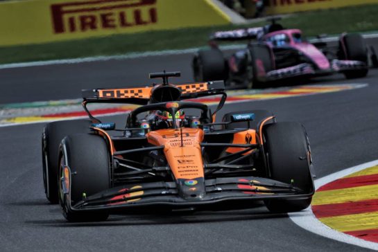 Oscar Piastri (AUS) McLaren MCL39.
25.07.2025. Formula 1 World Championship, Rd 13, Belgian Grand Prix, Spa Francorchamps, Belgium, Sprint Qualifying Day.
- www.xpbimages.com, EMail: requests@xpbimages.com © Copyright: Bearne / XPB Images