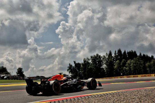 Yuki Tsunoda (JPN) Red Bull Racing RB21.
25.07.2025. Formula 1 World Championship, Rd 13, Belgian Grand Prix, Spa Francorchamps, Belgium, Sprint Qualifying Day.
- www.xpbimages.com, EMail: requests@xpbimages.com © Copyright: Bearne / XPB Images