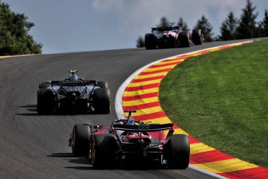 Charles Leclerc (MON) Ferrari SF-25.
25.07.2025. Formula 1 World Championship, Rd 13, Belgian Grand Prix, Spa Francorchamps, Belgium, Sprint Qualifying Day.
- www.xpbimages.com, EMail: requests@xpbimages.com © Copyright: Moy / XPB Images