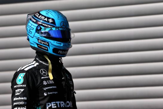 George Russell (GBR) Mercedes AMG F1.
25.07.2025. Formula 1 World Championship, Rd 13, Belgian Grand Prix, Spa Francorchamps, Belgium, Sprint Qualifying Day.
- www.xpbimages.com, EMail: requests@xpbimages.com © Copyright: Batchelor / XPB Images