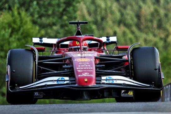 Charles Leclerc (MON) Ferrari SF-25.
25.07.2025. Formula 1 World Championship, Rd 13, Belgian Grand Prix, Spa Francorchamps, Belgium, Sprint Qualifying Day.
- www.xpbimages.com, EMail: requests@xpbimages.com © Copyright: Batchelor / XPB Images