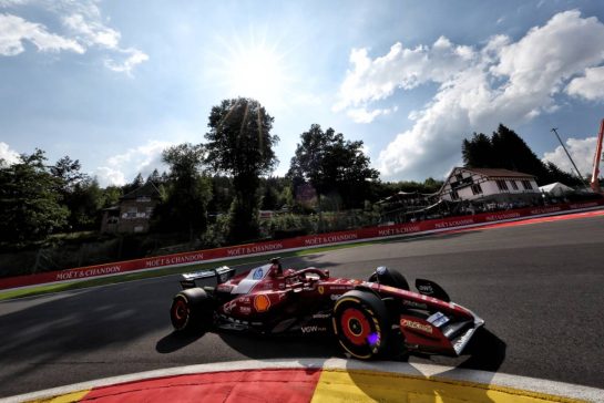 Charles Leclerc (MON) Ferrari SF-25.
25.07.2025. Formula 1 World Championship, Rd 13, Belgian Grand Prix, Spa Francorchamps, Belgium, Sprint Qualifying Day.
- www.xpbimages.com, EMail: requests@xpbimages.com © Copyright: Bearne / XPB Images