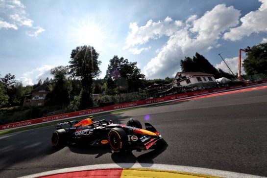 Yuki Tsunoda (JPN) Red Bull Racing RB21.
25.07.2025. Formula 1 World Championship, Rd 13, Belgian Grand Prix, Spa Francorchamps, Belgium, Sprint Qualifying Day.
- www.xpbimages.com, EMail: requests@xpbimages.com © Copyright: Bearne / XPB Images